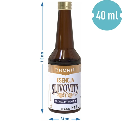 Essence met pruimenbrandewijnsmaak, voor 4 L, 40 ml - 7 ['pruimenbrandewijn', ' pruimenbrandewijn smaakstof', ' pruimenessence', ' pruimendranken', ' zelfgemaakte pruimenbrandewijn', ' smaakessence', ' pruimenessence', ' pruimensmaakessence', ' smaakstof', ' pruimenessence', ' alcoholsmaakstof', " aroma's voor alcohol", ' essences voor zelfgestookte drank', ' zelfgestookte drank van pruimen', ' smaakstoffen voor zelfgestookte drank', " aroma's", ' pruimensmaakstof']