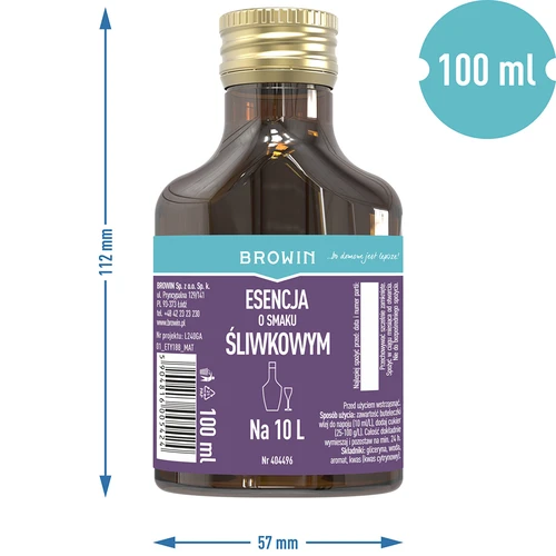 Essence met pruimensmaak 100 ml - 6