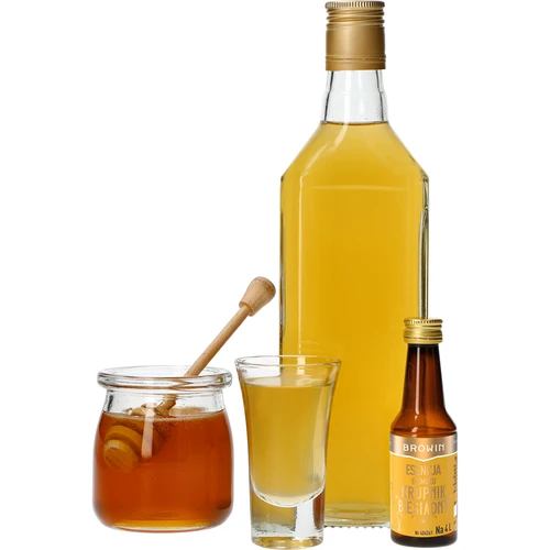 Essence met smaak - Krupnik Biesiadny voor 4 L - 40 ml - 4 ['alcoholmix', ' aroma', ' essence voor alcohol', ' huisgemaakte drank', ' smaakmix', ' smaakessence', ' alcoholmixen', ' krupnik', ' krupnik mix', ' krupnikus essence', ' krupnikus mix', ' essences voor moonshine', ' gold essence']