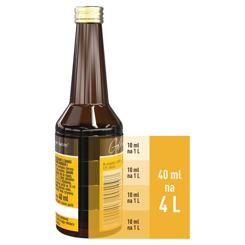 Essence met smaak - Krupnik Biesiadny voor 4 L - 40 ml - 6 ['alcoholmix', ' aroma', ' essence voor alcohol', ' huisgemaakte drank', ' smaakmix', ' smaakessence', ' alcoholmixen', ' krupnik', ' krupnik mix', ' krupnikus essence', ' krupnikus mix', ' essences voor moonshine', ' gold essence']