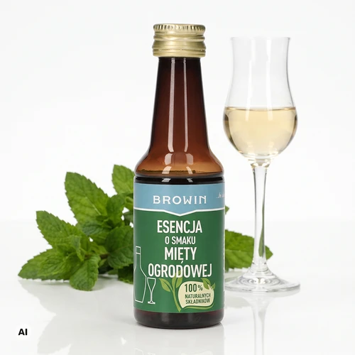 Essence met smaak van groene munt, voor 4 L, 40 ml - 3