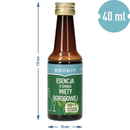 Essence met smaak van groene munt, voor 4 L, 40 ml - 6