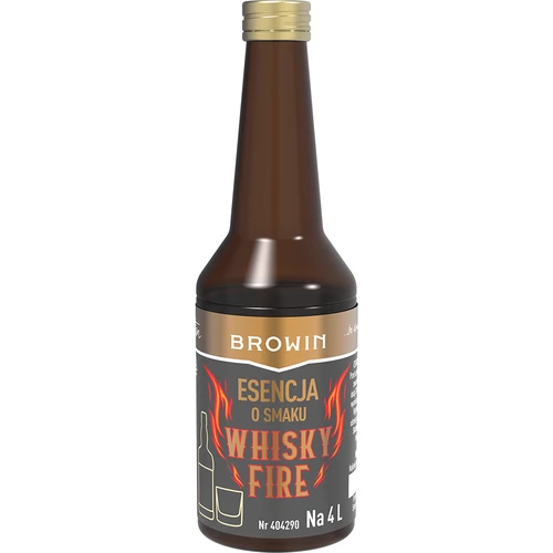 Essence met Whisky Fire smaak voor 4 L, 40ml  - 1 ['essence voor wodka', ' essences voor alcohol', ' essence voor zelfgestookte drank', ' huisgemaakte whisky fire', ' smaakstof voor alcohol', ' smaakstoffen voor alcohol', ' aroma voor alcohol', ' kaneelaroma']