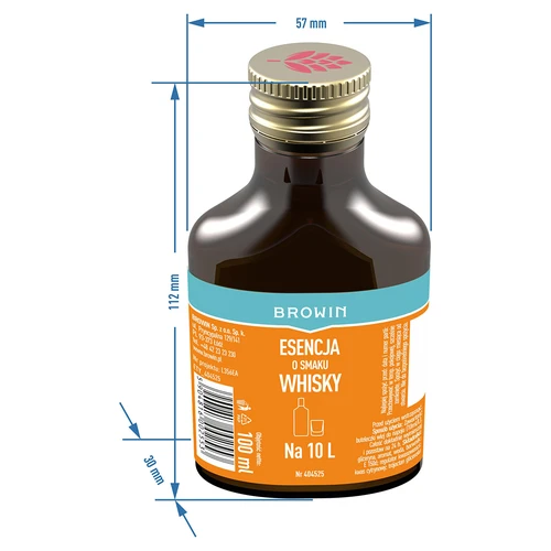 Essence met whiskysmaak voor 10 L - 100 ml - 5 ['alcoholmix', ' aroma', ' essence voor alcohol', ' smaakmix', ' smaakessence', ' alcoholmixen', ' whisky smaakmix', ' whisky mix', ' whiskey mix', ' whiskey essence', ' essence 250 ml', ' mix 250 ml', ' whiskey grants', ' essences voor zelfgestookte drank']
