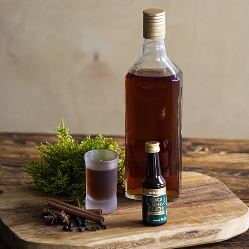 Essentie Jänek Majster voor 4 L, 40 ml - 8 ['Jägermeister essence', ' Jagermajster essence', ' Jägermeister essence', ' essences voor alcohol', ' essences voor moonshine', ' essentie', ' smaakessentie', ' essentie voor moonshine', ' Jägermeister', ' Jagermajster', ' Jagerbomb', ' Jägerbomb', ' essences voor alcohol', ' essences voor moonshine']