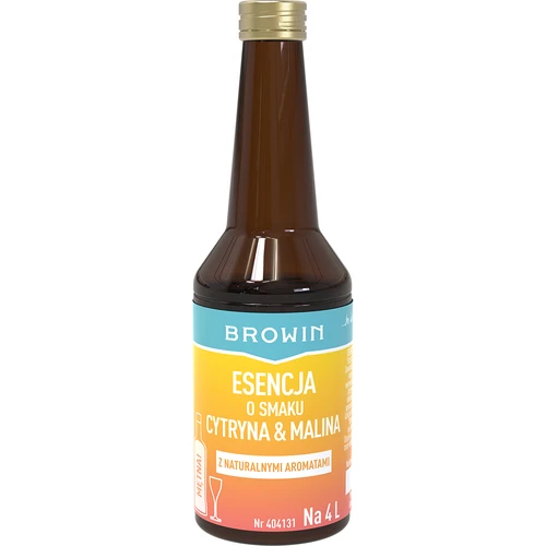 Essentie met citroen-framboos smaak - 40 ml, voor 4L  - 1 ['alcoholmix', ' aroma voor alcohol', ' aroma voor wodka', ' smaakessentie', ' aroma voor likeuren', ' mix voor likeur', ' essentie met natuurlijke aroma', ' framboos-citroen aroma', ' natuurlijke essentie voor alcohol', ' essenties', ' essenties voor zelfgestookte drank', ' framboos en citroen essentie']