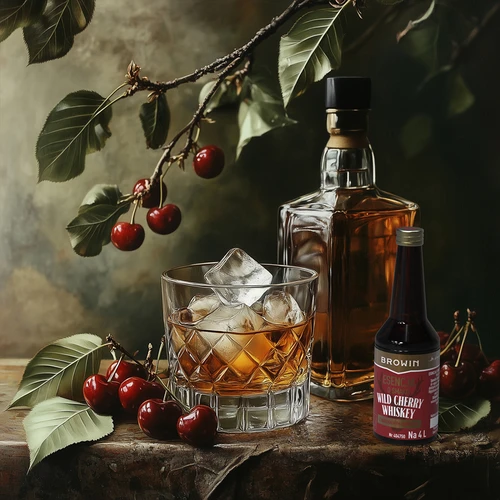 Essentie met de smaak van Wild Cherry Whiskey 40 ml - 7 ['alcoholmix', ' aroma voor alcohol', ' aroma voor wodka', ' smaakessentie', ' aroma voor whisky', ' whisky', ' essentie met natuurlijke aroma', ' whisky-aroma', ' essences', ' essences voor zelfgestookte drank', ' essences van wilde kers', ' whiskey']