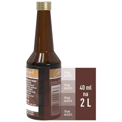 Essentie met Highcastle Whisky-smaak voor 2 L - 40ml - 5 ['whisky', ' highcastle whisky', ' whisky sour', ' essentie van smaak', ' essentie', ' alcoholaroma', " aroma's voor alcohol", ' essences voor zelfgestookte drank', ' zelfgemaakte drank', " aroma's", ' whiskey-essentie', ' gouden essentie']