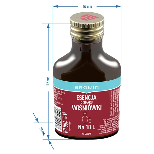 Essentie met kersensmaak voor 10 L - 100 ml - 5 ['essentie van smaak', ' kersenessentie', ' kersenlikeur extract', ' essentie', ' alcohol extract', " aroma's voor alcohol", ' essences voor zelfgestookte drank', ' extracten voor zelfgestookte drank', " aroma's", ' aroma', ' extract 250 ml', ' essentie 250 ml', ' kersaroma', ' cherry extract']