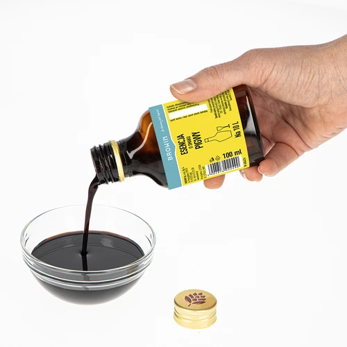 Essentie met kweepeersmaak voor 10 L - 100ml - 4 ['essentie van smaak', ' kweepeeressentie', ' kweepeersmaak essence', ' alcoholaroma', " aroma's voor alcohol", ' essences voor zelfgestookte drank', " aroma's voor zelfgestookte drank", " aroma's", ' aroma', ' kweepeeraroma', ' aroma voor 10 liter', ' essentie 100 ml']