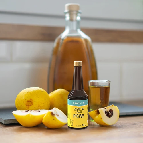 Essentie met kweepeersmaak voor 4 L - 40 ml - 8 ['essentie van smaak', ' kweepeeressentie', ' kweepeersmaak essence', ' alcoholaroma', " aroma's voor alcohol", ' essences voor zelfgestookte drank', " aroma's voor zelfgestookte drank", " aroma's", ' aroma', ' kweepeeraroma']