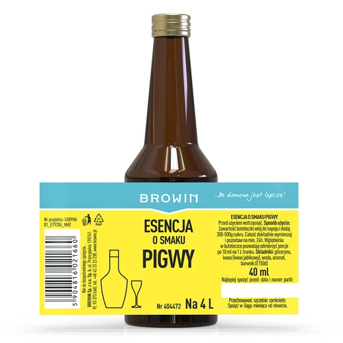Essentie met kweepeersmaak voor 4 L - 40 ml - 4 ['essentie van smaak', ' kweepeeressentie', ' kweepeersmaak essence', ' alcoholaroma', " aroma's voor alcohol", ' essences voor zelfgestookte drank', " aroma's voor zelfgestookte drank", " aroma's", ' aroma', ' kweepeeraroma']
