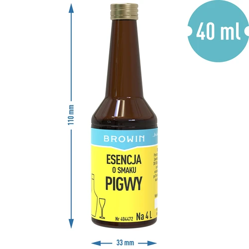 Essentie met kweepeersmaak voor 4 L - 40 ml - 7 ['essentie van smaak', ' kweepeeressentie', ' kweepeersmaak essence', ' alcoholaroma', " aroma's voor alcohol", ' essences voor zelfgestookte drank', " aroma's voor zelfgestookte drank", " aroma's", ' aroma', ' kweepeeraroma']