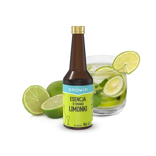 Essentie met limoensmaak voor 4 L - 40 ml - 3 ['essentie van smaak', ' limoenessentie', ' essentie', ' alcoholaroma', " aroma's voor alcohol", ' essences voor zelfgestookte drank', " aroma's voor zelfgestookte drank", " aroma's", ' aroma', ' limoenaroma', ' limoenessentie']