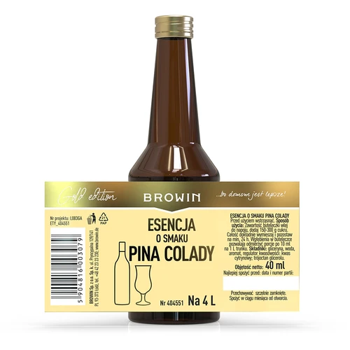 Essentie met Pina Colada-smaak voor 4 L - 40 ml - 7 ['essentie van smaak', ' Pina Colada-essentie', ' essentie', ' alcoholaroma', " aroma's voor alcohol", ' essences voor zelfgestookte drank', " aroma's voor zelfgestookte drank", " aroma's", ' ananasaroma', ' kokosnoot ananas', ' malibu-essentie', ' Pina Colada-essentie']
