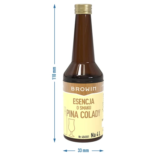 Essentie met Pina Colada-smaak voor 4 L - 40 ml - 8 ['essentie van smaak', ' Pina Colada-essentie', ' essentie', ' alcoholaroma', " aroma's voor alcohol", ' essences voor zelfgestookte drank', " aroma's voor zelfgestookte drank", " aroma's", ' ananasaroma', ' kokosnoot ananas', ' malibu-essentie', ' Pina Colada-essentie']