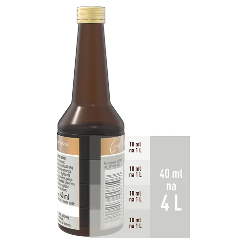 Essentie met rum smaak voor 4 L - 40 ml - 5 ['essentie Browin', ' rumessentie', ' rumaroma', ' witte rumessentie', ' rumaroma', ' Strands essentie', ' rumaroma voor alcohol', ' Bacardi rum', ' cuba libre', ' mojito', ' gouden essentie']