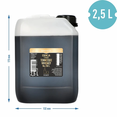 Essentie met Tennessee Whiskey-smaak 2,5L, voor 250L afgewerkte drank - 3