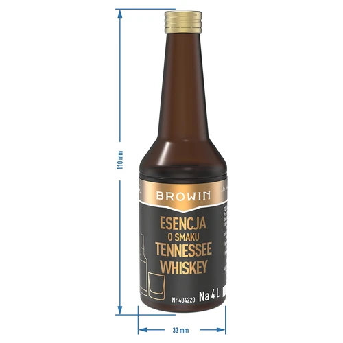 Essentie met Tennessee whiskey smaak voor 4 L - 40 ml - 8 ['essentie van smaak', ' essentie Tennessee Whiskey', ' essentie', ' alcoholaroma', " aroma's voor alcohol", ' essences voor zelfgestookte drank', " aroma's voor zelfgestookte drank", " aroma's", ' aroma', ' whisky-aroma', ' Tennessee Whisky-essentie']