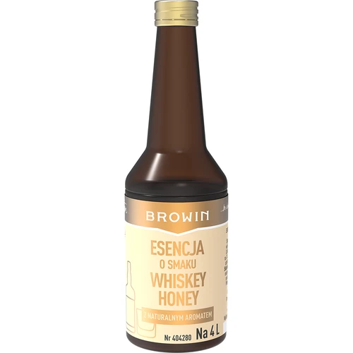 Essentie met Whiskey Honey smaak voor 4 L - 40 ml  - 1 ['alcoholmix', ' aroma voor alcohol', ' aroma voor wodka', ' smaakessentie', ' aroma voor whisky', ' aroma voor whiskey', ' whisky', ' whiskey', ' essentie met natuurlijke aroma', ' honingdrank', ' honingwhiskey', ' essences voor zelfgestookte drank', ' gouden essentie']
