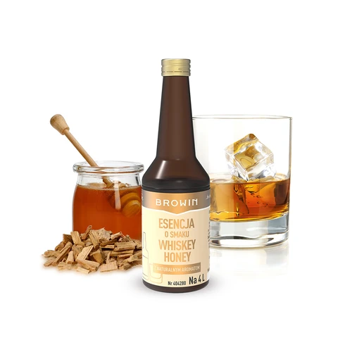 Essentie met Whiskey Honey smaak voor 4 L - 40 ml - 3 ['alcoholmix', ' aroma voor alcohol', ' aroma voor wodka', ' smaakessentie', ' aroma voor whisky', ' aroma voor whiskey', ' whisky', ' whiskey', ' essentie met natuurlijke aroma', ' honingdrank', ' honingwhiskey', ' essences voor zelfgestookte drank', ' gouden essentie']