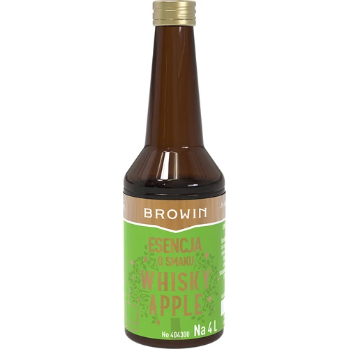 Essentie met Whisky Apple smaak - 40 ml, voor 4L  - 1 ['alcoholmix', ' aroma voor alcohol', ' aroma voor wodka', ' smaakessentie', ' aroma voor whisky', ' whisky', ' essentie met natuurlijke aroma', ' whisky-aroma', ' whisky met appelsap', ' essenties', ' essenties voor zelfgestookte drank', ' gold-essentie']