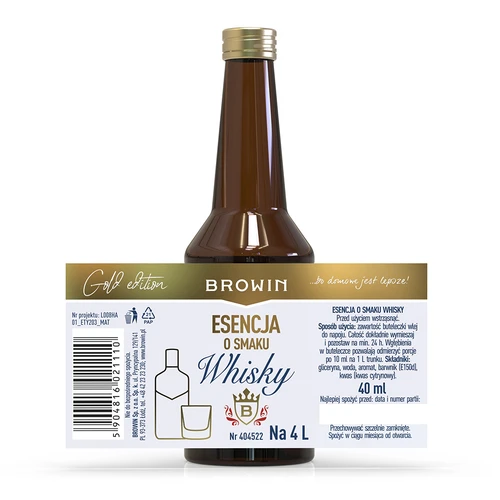 Essentie met Whiskysmaak 40ml - 4 ['essentie van smaak', ' whisky essence', ' whisky essence', ' essence', ' alcohol essence', " aroma's voor alcohol", ' essences voor zelfgestookte drank', ' essences voor zelfgestookte drank', " aroma's", ' whisky aroma grants', " whisky aroma ballantine's"]