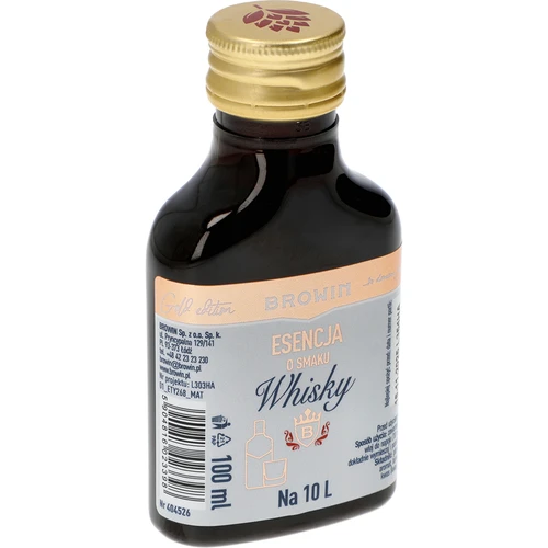 Essentie met whiskysmaak voor 10 L, 100 ml - 2 ['essentie van smaak', ' whisky essence', ' whisky essence', ' essence', ' toevoeging voor alcohol', " aroma's voor alcohol", ' essences voor zelfgestookte drank', ' toevoegingen voor zelfgestookte drank', " aroma's", ' whisky grants aroma', ' whisky aroma', ' klassiek whisky aroma', ' essence voor 10 liter']