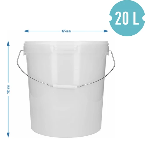 Fermentatiecontainer 20 L met deksel - 4