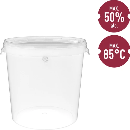 Fermentatiecontainer 30 L met deksel - 3 ['fermentatiecontainer', ' fermentatie-emmer', ' fermentatie-emmertje', ' fermentatiecontainers', ' fermentatiecontainer voor wijn', ' fermentatiecontainers voor wijn', ' biowin fermentatie-emmer', ' browin fermentatie-emmer']