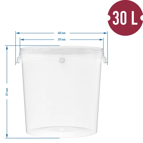 Fermentatiecontainer 30 L met deksel - 12 ['fermentatiecontainer', ' fermentatie-emmer', ' fermentatie-emmertje', ' fermentatiecontainers', ' fermentatiecontainer voor wijn', ' fermentatiecontainers voor wijn', ' biowin fermentatie-emmer', ' browin fermentatie-emmer']