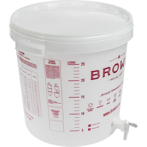 Fermentatiecontainer 30L, in witte kleur met opdruk, kraan en 2 buizen - j.EN - 3 ['fermentatiecontainer', ' fermentatie-emmer', ' fermentatie-emmertje', ' fermentatiecontainers', ' fermentatiecontainer voor wijn', ' fermentatiecontainers voor wijn', ' biowin fermentatie-emmer', ' browin fermentatie-emmer', ' fermentatiebuizen', ' fermentatiebuis', ' buis voor wijn', ' stille buis', ' MAXI buis', ' wijnaccessoires', ' horizontale buis', ' buis voor fermentatie', ' set voor wijn- en bierfermentatie', ' inmaken', ' container van 30 liter', ' fermentatiecontainer met kraan', ' emmer met kraantje']