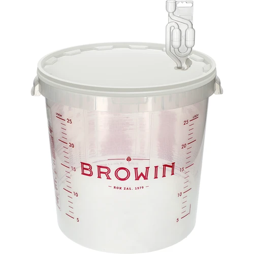 Fermentatiecontainer 30L met opdruk en 3 buizen  - 1 ['fermentatiecontainer', ' fermentatie-emmer', ' fermentatie-emmertje', ' fermentatiecontainers', ' fermentatiecontainer voor wijn', ' fermentatiecontainers voor wijn', ' biowin fermentatie-emmer', ' browin fermentatie-emmer', ' fermentatiebuizen', ' fermentatiebuis', ' buis voor wijn', ' stille buis', ' MAXI buis', ' wijnaccessoires', ' horizontale buis', ' buis voor fermentatie', ' set voor wijn- en bierfermentatie', ' inmaken', ' container van 30 liter']