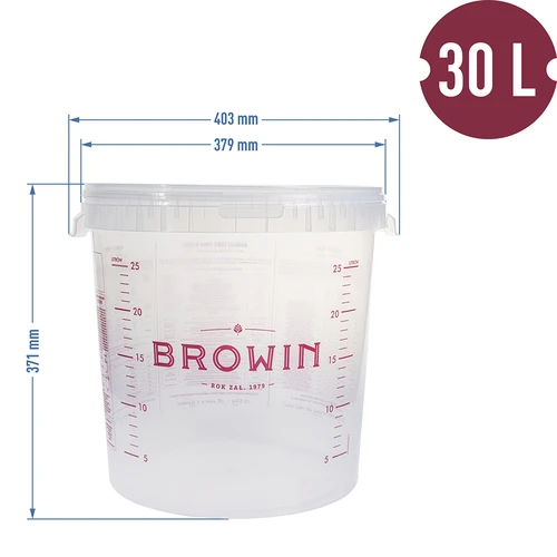 Fermentatiecontainer 30L met opdruk en 3 buizen - 2 ['fermentatiecontainer', ' fermentatie-emmer', ' fermentatie-emmertje', ' fermentatiecontainers', ' fermentatiecontainer voor wijn', ' fermentatiecontainers voor wijn', ' biowin fermentatie-emmer', ' browin fermentatie-emmer', ' fermentatiebuizen', ' fermentatiebuis', ' buis voor wijn', ' stille buis', ' MAXI buis', ' wijnaccessoires', ' horizontale buis', ' buis voor fermentatie', ' set voor wijn- en bierfermentatie', ' inmaken', ' container van 30 liter']