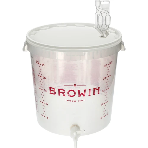Fermentatiecontainer 30L met opdruk, kraan en 3 buizen  - 1 ['fermentatiecontainer', ' fermentatie-emmer', ' fermentatie-emmertje', ' fermentatiecontainers', ' fermentatiecontainer voor wijn', ' fermentatiecontainers voor wijn', ' biowin fermentatie-emmer', ' browin fermentatie-emmer', ' fermentatiebuizen', ' fermentatiebuis', ' buis voor wijn', ' stille buis', ' MAXI buis', ' wijnaccessoires', ' horizontale buis', ' buis voor fermentatie', ' set voor wijn- en bierfermentatie', ' inmaken', ' container van 30 liter', ' fermentatiecontainer met kraan', ' emmer met kraantje']