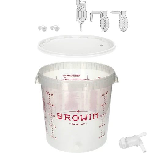 Fermentatiecontainer 30L met opdruk, kraan en 3 buizen - 7 ['fermentatiecontainer', ' fermentatie-emmer', ' fermentatie-emmertje', ' fermentatiecontainers', ' fermentatiecontainer voor wijn', ' fermentatiecontainers voor wijn', ' biowin fermentatie-emmer', ' browin fermentatie-emmer', ' fermentatiebuizen', ' fermentatiebuis', ' buis voor wijn', ' stille buis', ' MAXI buis', ' wijnaccessoires', ' horizontale buis', ' buis voor fermentatie', ' set voor wijn- en bierfermentatie', ' inmaken', ' container van 30 liter', ' fermentatiecontainer met kraan', ' emmer met kraantje']