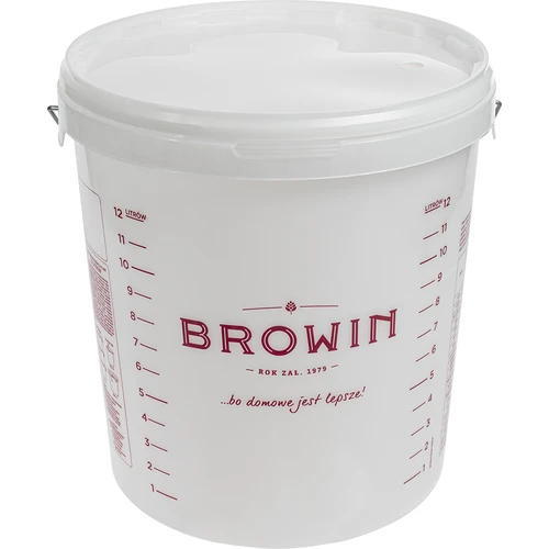 Fermentatiecontainer - opdruk, deksel, 15 L  - 1 ['fermentatiecontainer', ' fermentatie-emmer', ' fermentatie-emmertje', ' fermentatiecontainers', ' fermentatiecontainer voor wijn', ' fermentatiecontainers voor wijn', ' biowin fermentatie-emmer', ' browin fermentatie-emmer']
