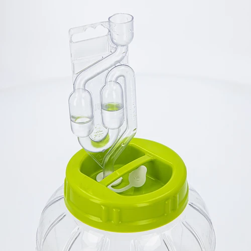 Fermentatiekurk met dop - universeel 1 stuk - 5 ['kurk voor ballon', ' kurk voor fermentatie', ' kurk voor fermentatiebuis', ' kurk voor fermentatiecontainer', ' kurk met dop']