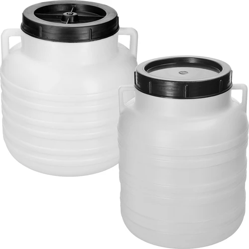 Fermentatievat 10L - wit, met handgrepen - 2