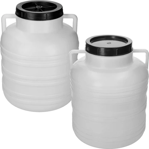 Fermentatievat 20 L - wit, met handgrepen - 2