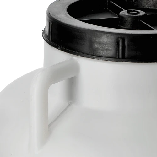 Fermentatievat 20L - wit, handvatten - 6 ['vat voor kool', ' vat voor fermentatie', ' vat voor gefermenteerde producten', ' gefermenteerd product', ' kool', ' komkommers', ' voor komkommers', ' aardewerk', ' aardewerk met deksel', ' vat met deksel']