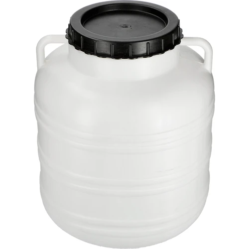 Fermentatievat 40L - wit, handvatten  - 1 ['vat voor fermentatie', ' vat voor inmaken', ' vat voor augurken', ' vat voor kool']