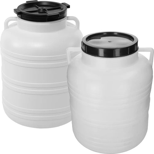 Fermentatievat 60 L - wit, met handgrepen - 2
