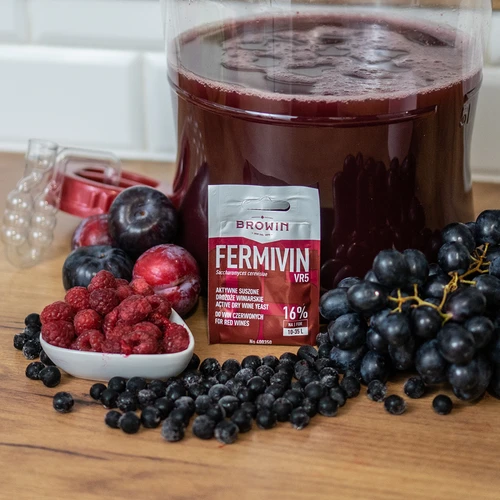 Fermivin VR5 wijngist, 7 g - 2 ['fermivin gist', ' actieve gedroogde wijngist', ' wijngist', ' gist voor wijn', ' gedroogde wijngist', ' gedroogde gist', ' gedroogde gist voor wijn', ' gist voor rode wijn']