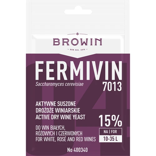 Fermivin wijngist 7013, 7 g  - 1 ['fermivin gist', ' actieve gedroogde wijngist', ' wijngist', ' gist voor wijn', ' gedroogde wijngist', ' gedroogde gist', ' gedroogde gist voor wijn', ' gist voor witte wijn', ' gist voor roséwijn', ' gist voor rode wijn']