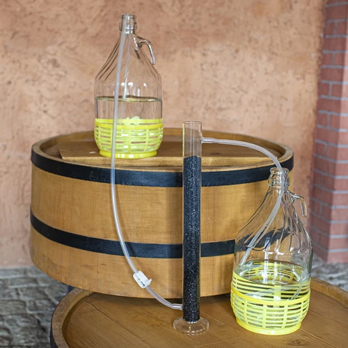 Filterkolom - 3 ['koolstoffilter', ' voor actieve kool', ' voor waterfiltratie', ' voor distillaat', ' voor waterzuivering', ' filterkolom met standaard', '']