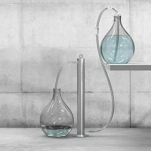 Filterkolom van roestvrij staal, hangend, inclusief accessoires en actieve kool - 8 ['filterkolom', ' filterkolom voor brouwsel', ' glazen filterkolom', ' filterkolom voor actieve kool', ' distilleerapparatuur', ' distillatie', ' alcohol distillatie', ' set voor alcohol distillatie', ' set voor koolstoffiltratie van distillaat', ' filterbuis', ' inox kolom', ' Coobra']