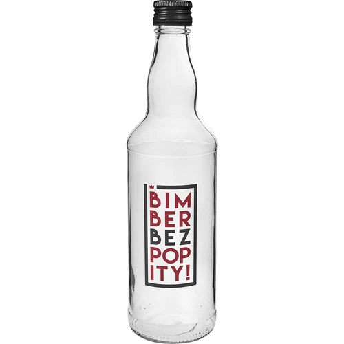 Fles 0,5 L met dop en 2-kleurige opdruk Bimber Zonder Chaser - 4 stuks - 3 ['fles', ' flessen', ' flessen met opdruk', ' fles voor likeuren', ' fles voor zelfgestookte drank', ' fles voor alcohol', ' fles met opdruk', ' glazen fles met opdruk en dop', ' flessen 500 ml met kurk', ' flessen met kurk set', ' voor bruiloft', ' fles voor huisgemaakte alcohol', ' fles als cadeau', ' fles voor wodka', ' superflessen']