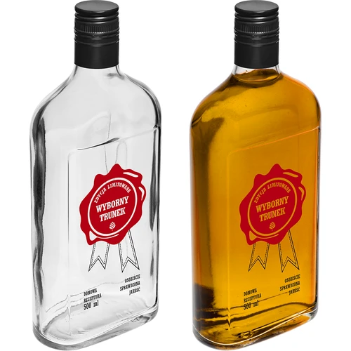 Fles 0,5 L met dop en 2-kleurige opdruk Uitstekende Drank - 4 stuks - 7 ['fles', ' flessen', ' flessen met opdruk', ' fles voor likeuren', ' fles voor zelfgestookte drank', ' fles voor alcohol', ' fles met opdruk', ' glazen fles met opdruk en dop', ' flessen 500 ml met kurk', ' flessen voor kurk set', ' voor bruiloft', ' fles voor zelfgemaakte alcohol', ' fles als cadeau', ' heupfles', ' superflessen']