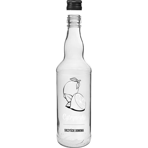 Fles 0,5 L met dop en opdruk Citroenlikeur 4 stuks - 4 ['fles voor likeur', ' fles voor water', ' fles met opdruk', ' glazen fles', ' fles voor likeur', ' citroenlikeur', ' recept voor citroenlikeur', ' zelfgemaakte citroenlikeur', ' fles voor alcohol', ' decoratieve fles', ' flessen voor wodka', ' flessen voor zelfgestookte drank', ' glazen fles 500 ml', ' trouwflessen']